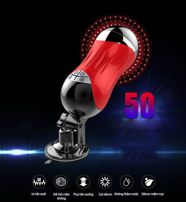 Máy thủ dâm tự động cao cấp Piston Melrose Cup FDA