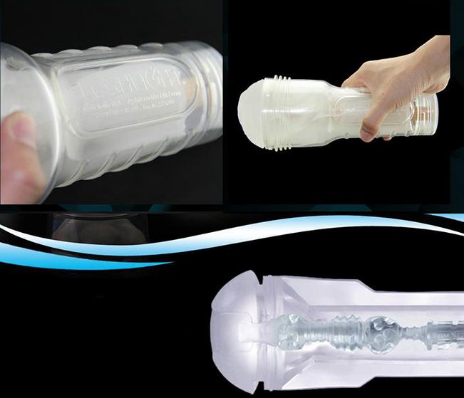 Âm đạo đèn pin silicon trong suốt giải tỏa sinh lý nam