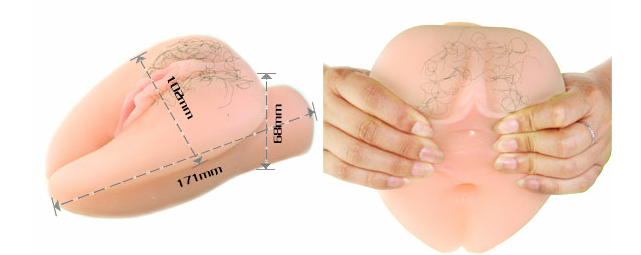 Âm đạo giả hình trái tim, đồ chơi tình dục nam, chân thật