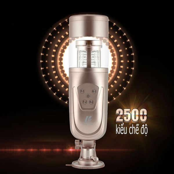 Máy thủ dâm Flashing lover 2500 chế độ rung silicone ABS an toàn