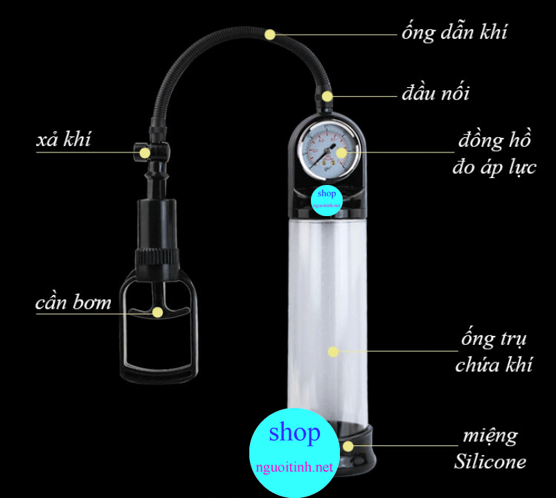 Máy tập dương vật EVO cao cấp cải thiện kích thước tăng khoái cảm