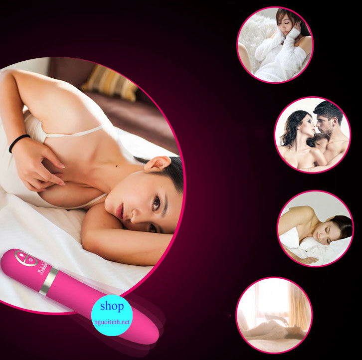 Que rung nhiệt cao cấp đa chế độ rung giảm stress cực khoái