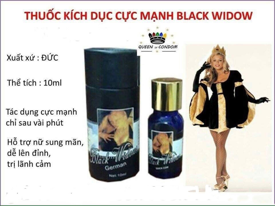 Thuốc kích dục nữ Black Windows dạng nước Đức hiệu quả