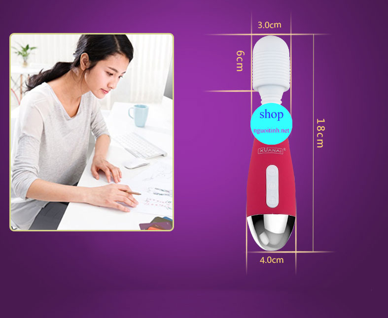Máy massage âm đạo cao cấp XUANAI rung mạnh tăng cực khoái nữ giới