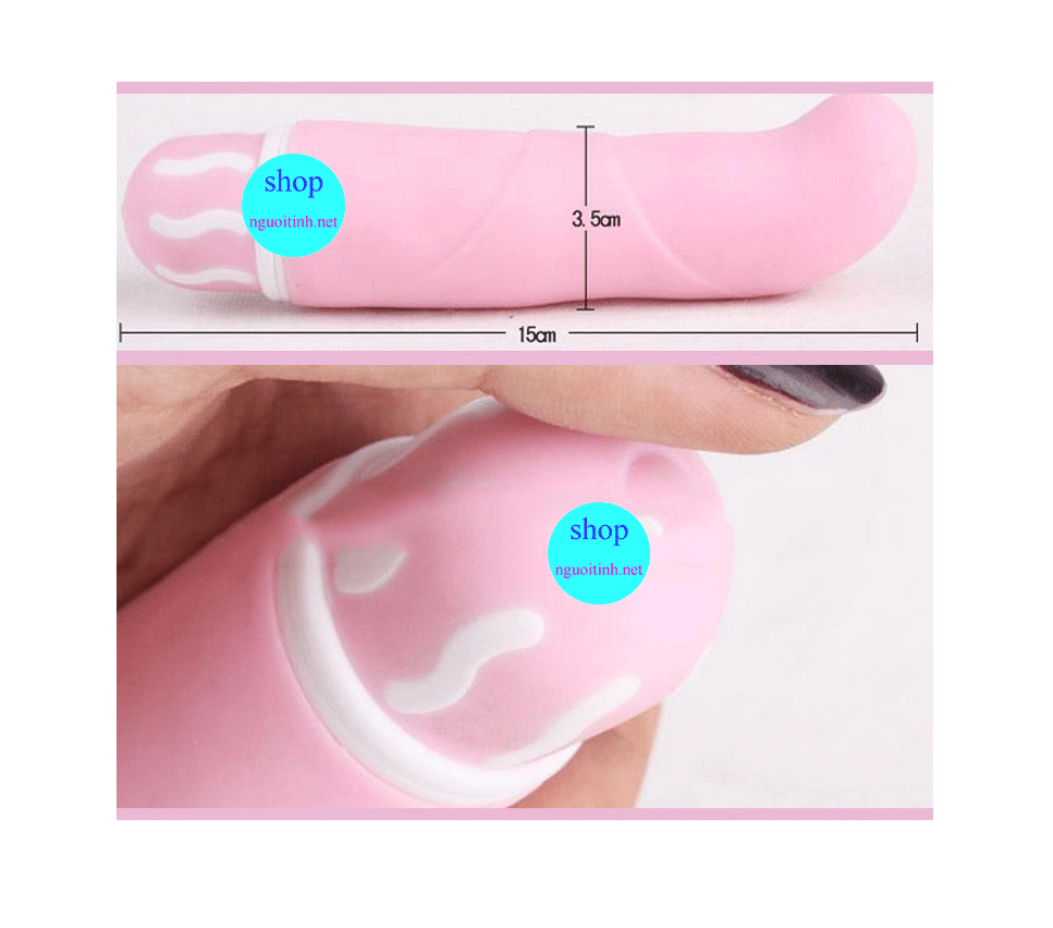 Que rung Silicon cao cấp đa tần rung massage điểm G lý tưởng