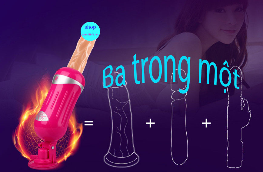Máy thủ dâm nữ EASY.LOVE tự động rung thụt, đa chế độ
