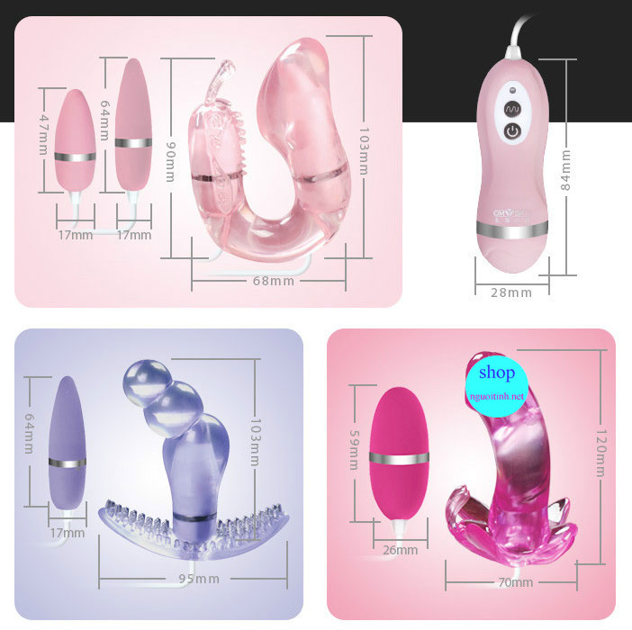 Trứng rung massage cao cấp 2 đầu kích thích khoái cảm tối đa