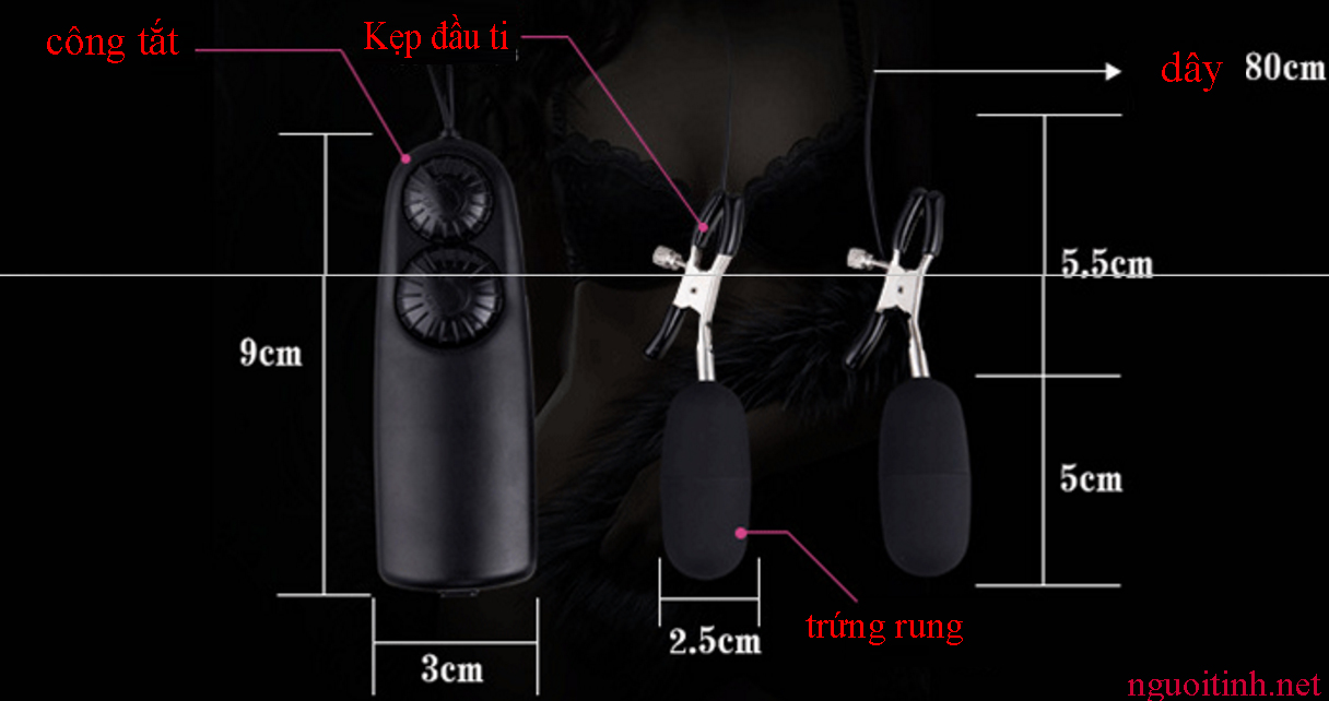 Trứng rung kích đầu ti 2 trong 1 đa chức năng, dễ dùng