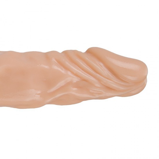 Dương vật giả đế hít tường Supper Cock silicon cao cấp, rung tự nhiên
