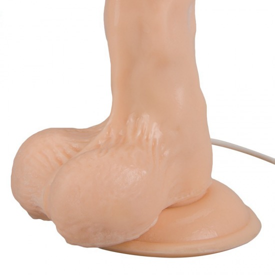 Dương vật giả đế hít tường Supper Cock silicon cao cấp, rung tự nhiên