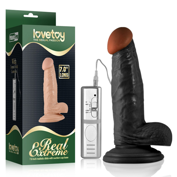Dương vật Lovetoy mềm mịn 7 inch không rung, siêu thực