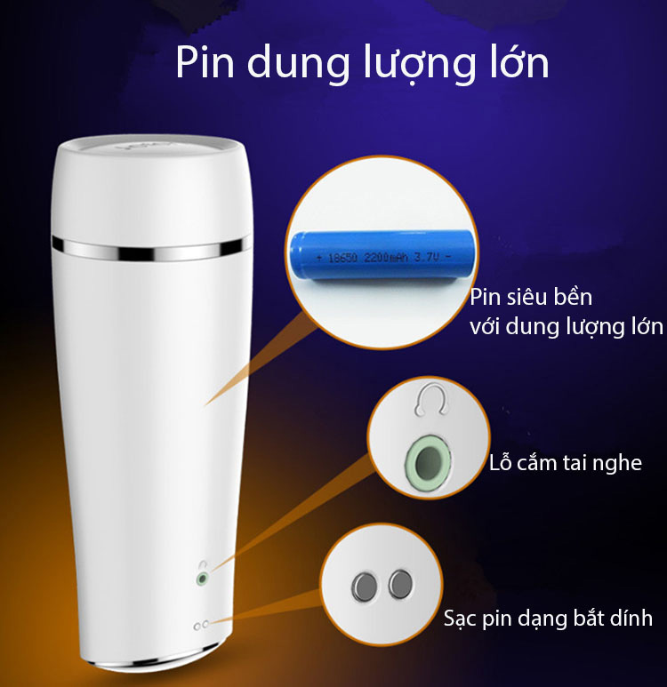 Cốc thủ dâm Leten Intelligent silicon mềm mại massage dương vật