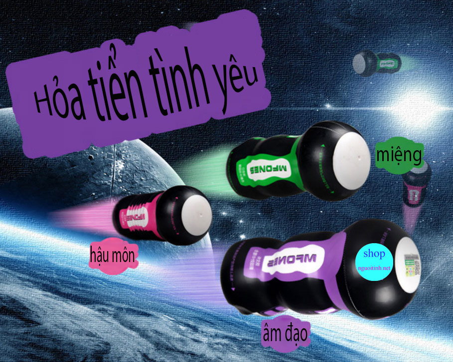 Âm đạo thủ dâm cầm tay hỏa tiễn silicon thiết kế đẹp dễ cầm nắm