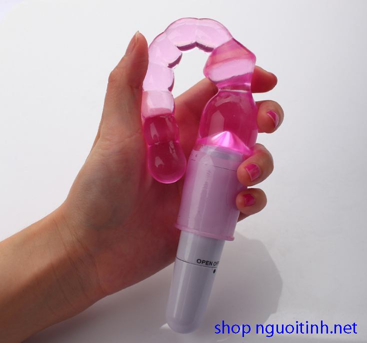 Que kích hậu môn rung polymer cao cấp, kích thích nam nữ, pin AAA