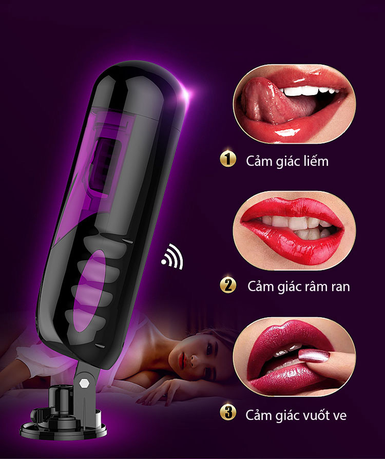 Máy thủ dâm tự động Telescopic Sweetheart ABS TPE không mùi an toàn