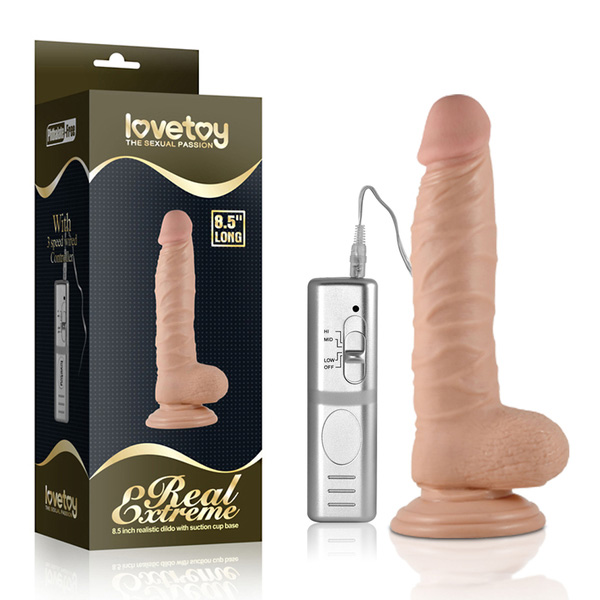 Dương vật Lovetoy 8,5 inch rung mạnh chân thực như thật