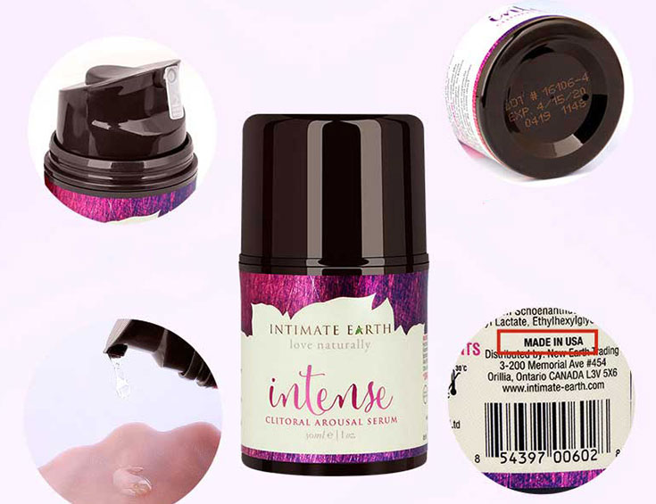 Gel bôi trơn se khít âm đạo Intense thảo dược thiên nhiên tăng hưng phấn