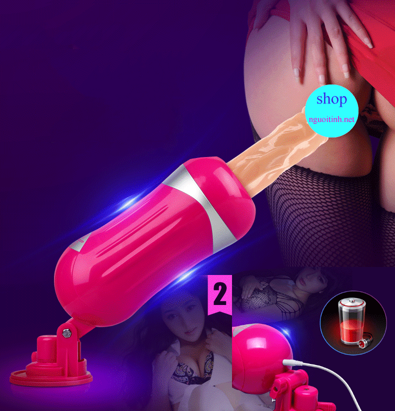 Máy thủ dâm nữ EASY.LOVE tự động rung thụt, đa chế độ