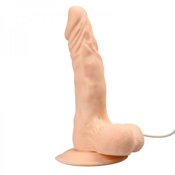 Dương vật giả đế hít tường Supper Cock silicon cao cấp, rung tự nhiên