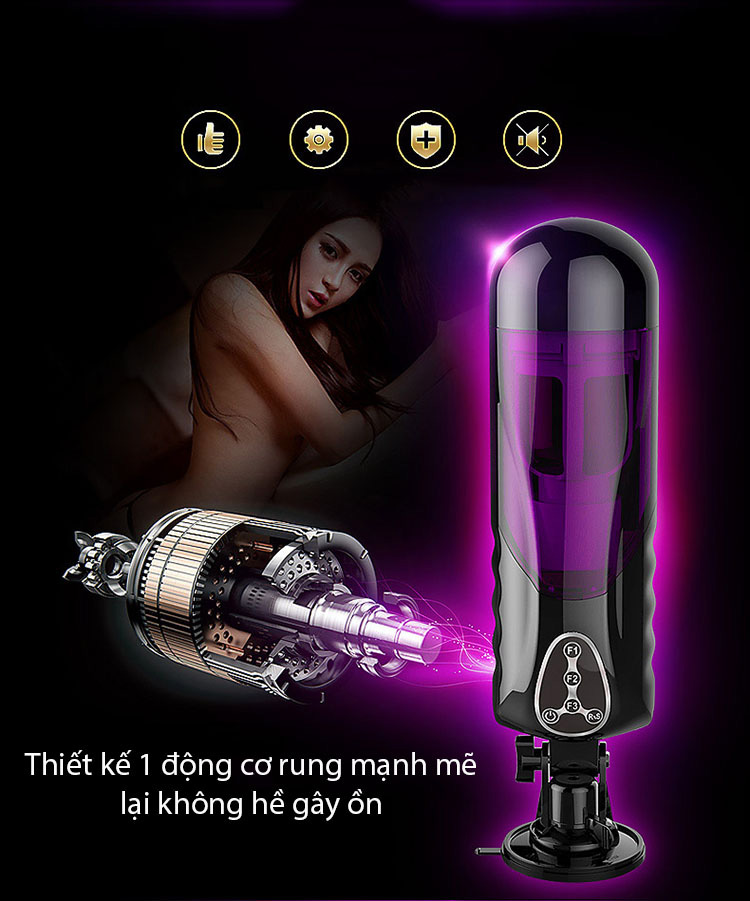 Máy thủ dâm tự động Telescopic Sweetheart ABS TPE không mùi an toàn