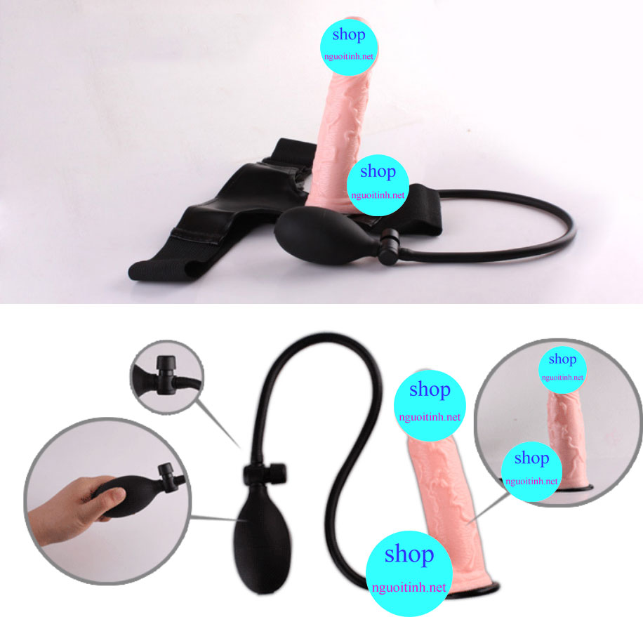 Dương vật đeo bơm hơi Strap-On cao cấp cho quan hệ đồng tính