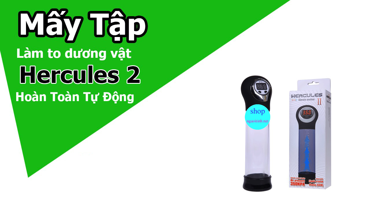 Máy tập dương vật Hercules II tăng kích thước hiệu quả