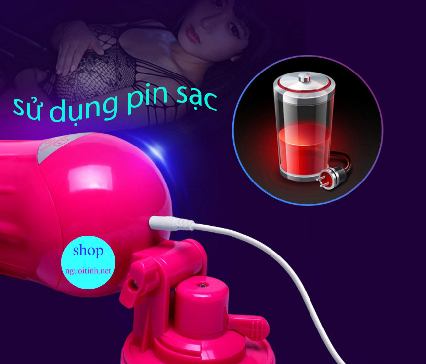 Máy thủ dâm nữ EASY.LOVE tự động rung thụt, đa chế độ