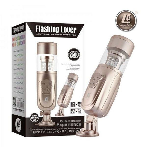 Máy thủ dâm Flashing lover 2500 chế độ rung silicone ABS an toàn