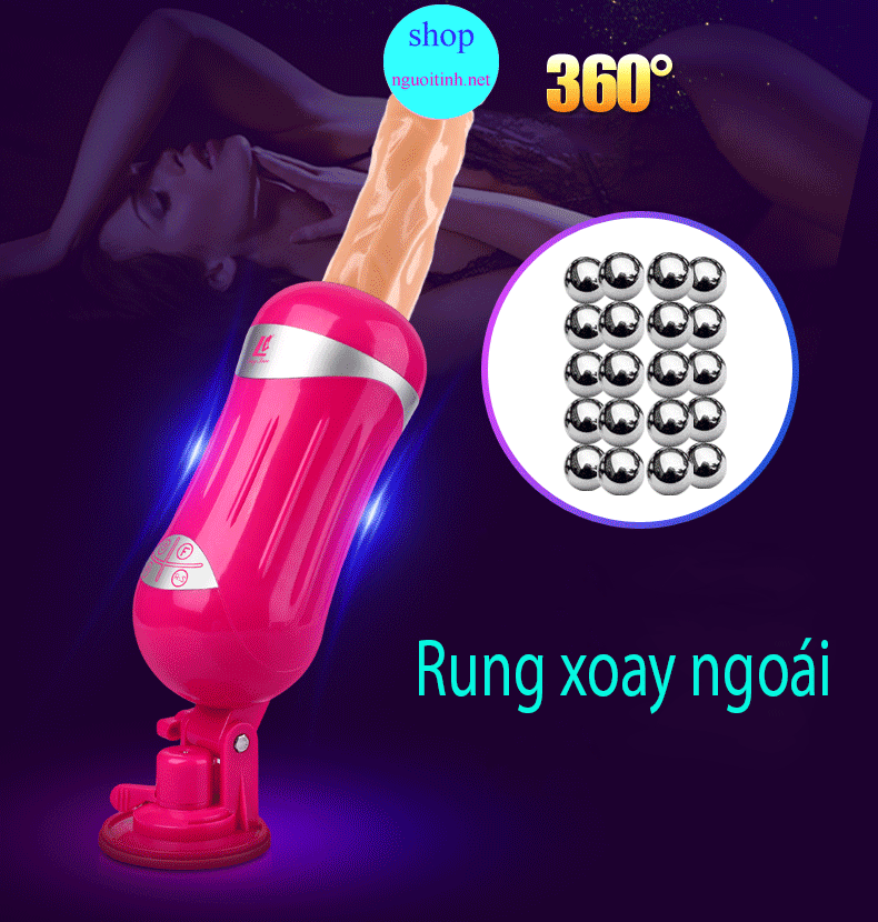 Máy thủ dâm nữ EASY.LOVE tự động rung thụt, đa chế độ