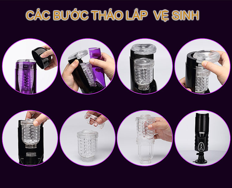 Máy thủ dâm tự động Telescopic Sweetheart ABS TPE không mùi an toàn