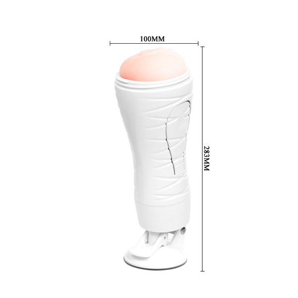 Âm đạo gắn tường Crazy Bull Flora 12 chế độ rung, silicone cao cấp