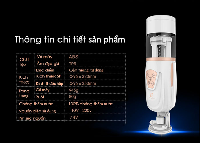 Máy bú mút tự động Stroker thủ dâm nam giải tỏa sinh lý nhanh