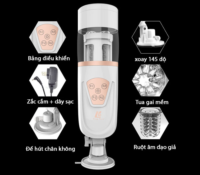 Máy bú mút tự động Stroker thủ dâm nam giải tỏa sinh lý nhanh