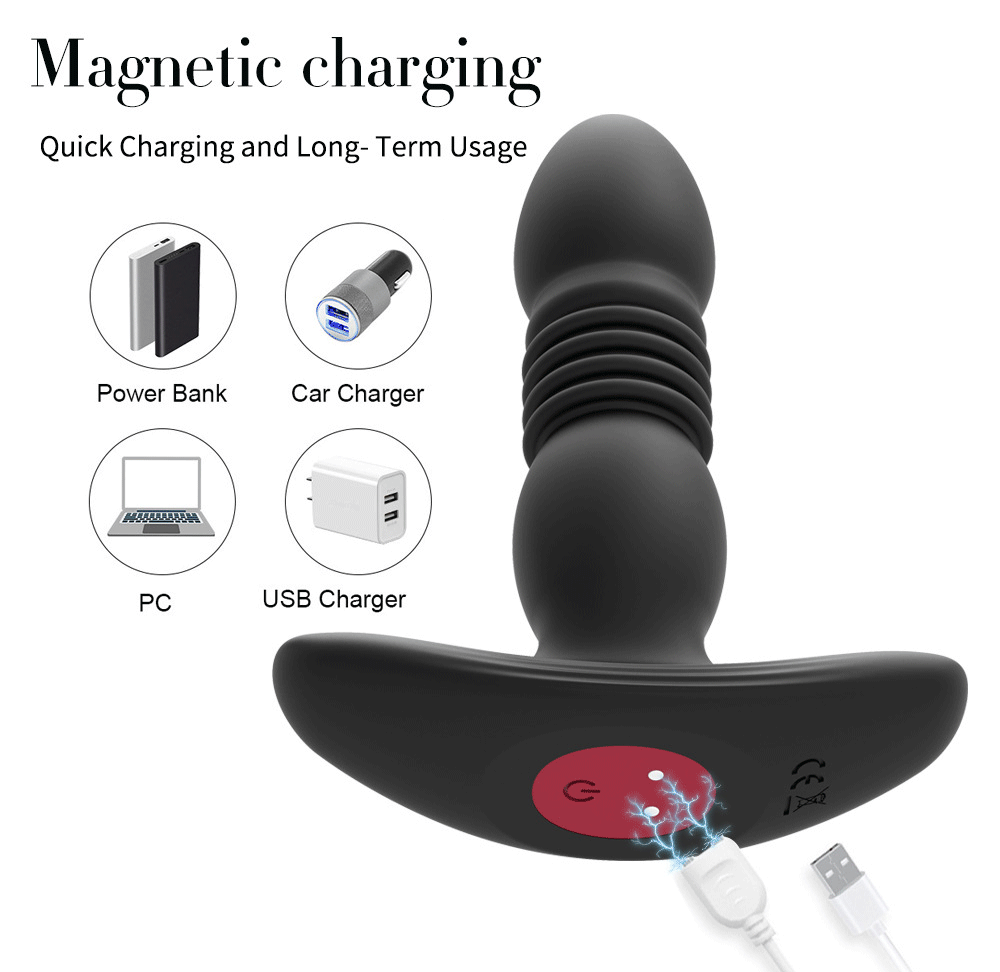 Trứng rung thụt hậu môn điều khiển từ xa silicon cao cấp tiện lợi