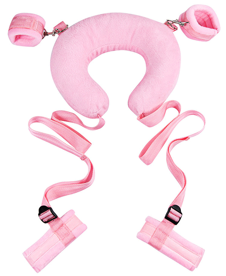 Bộ đồ bạo dâm trói tay chân cổ đệm nhung cao cấp quyến rũ