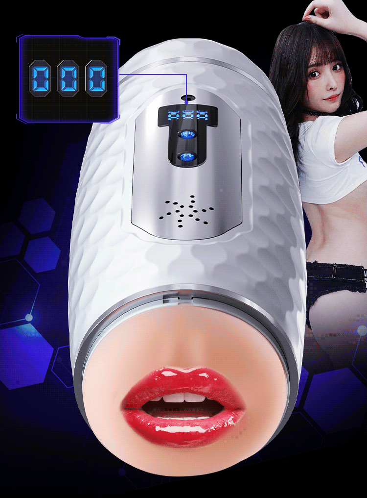 Âm đạo cầm tay 2 đầu rung silicon TPE kích thước lớn thoải mái Âm đạo cầm tay 2 đầu rung silicon TPE kích thước lớn thoải mái