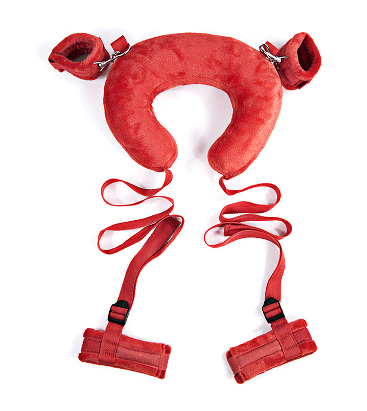 Bộ đồ bạo dâm trói tay chân cổ đệm nhung cao cấp quyến rũ