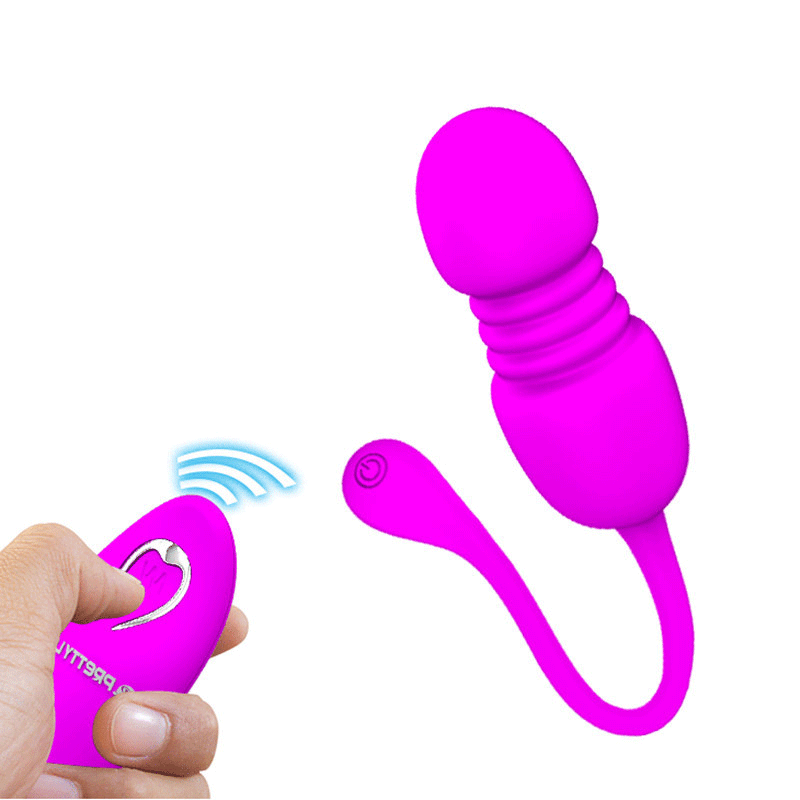 Trứng rung thụt điều khiển từ xa đa chức năng, pin lâu
