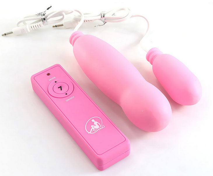 Trứng rung đôi silicon 7 chế độ massage điểm G Trứng rung đôi silicon 7 chế độ massage điểm G