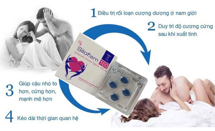Siloflam 100 trị xuất tinh sớm kéo dài thời gian nam