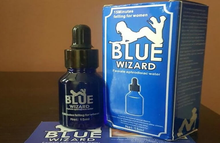 Thuốc kích dục nữ dạng nước Blue Wizard hiệu quả cao