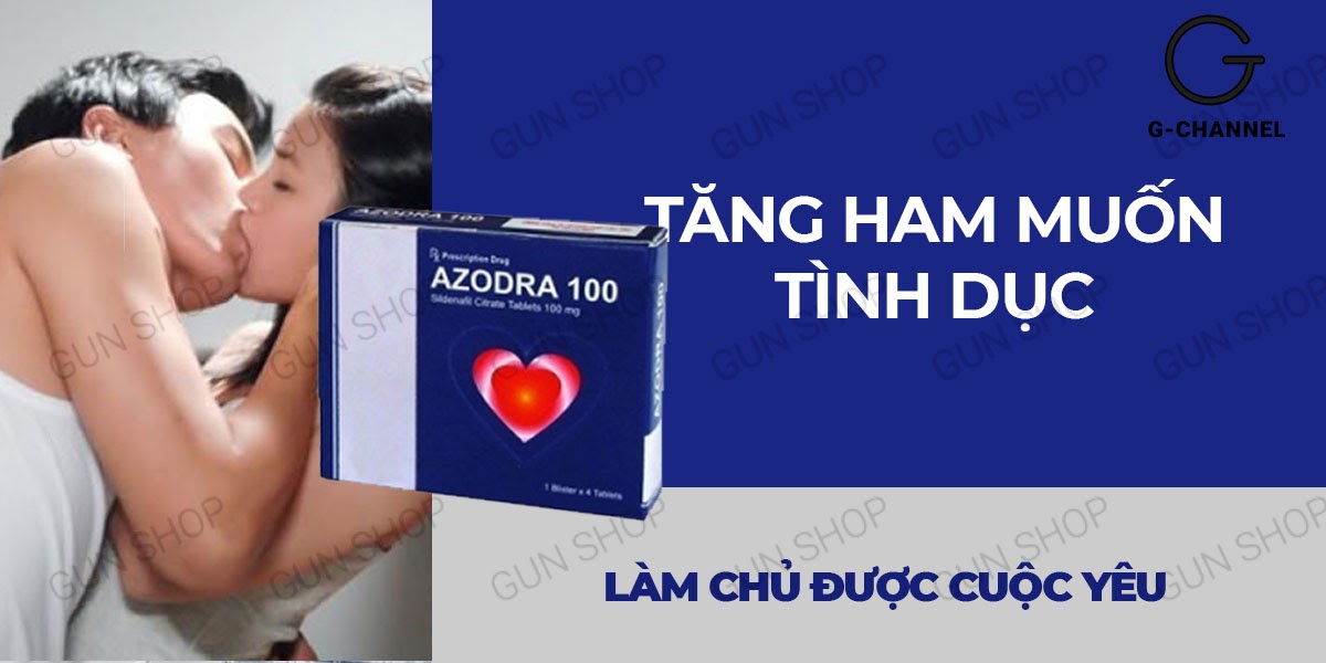 Viên uống Azodra 100mg tăng cường cương dương kéo dài