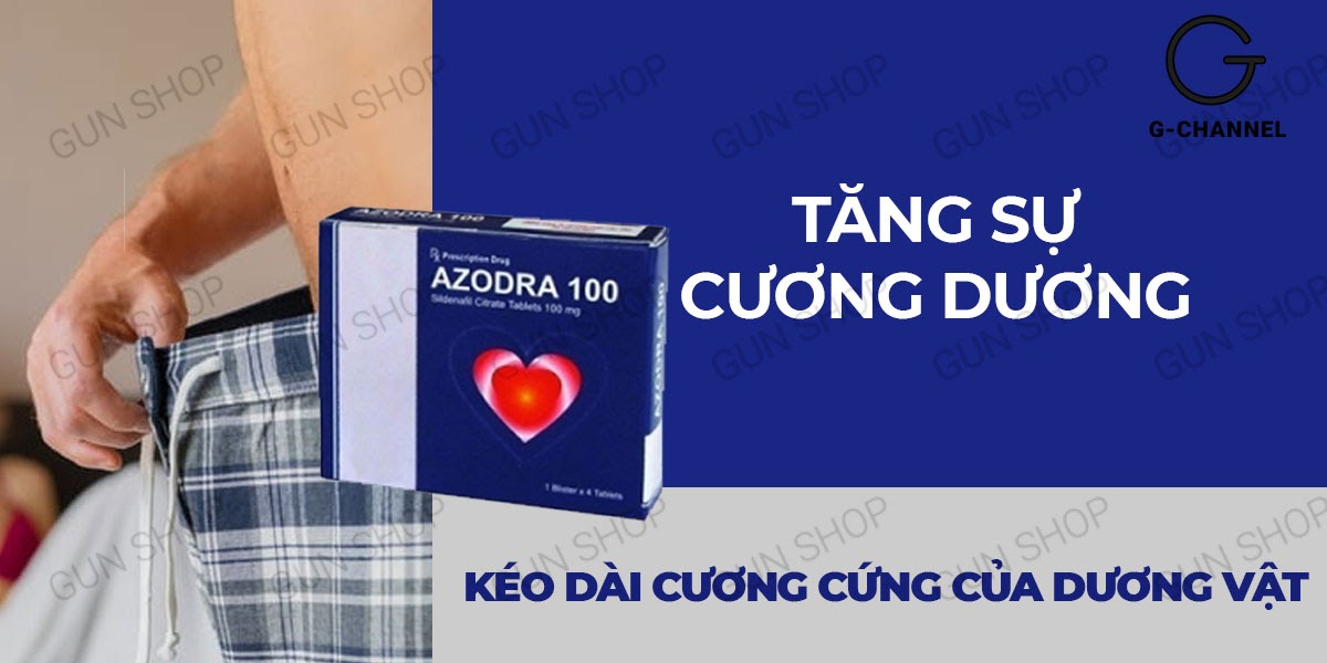 Viên uống Azodra 100mg tăng cường cương dương kéo dài