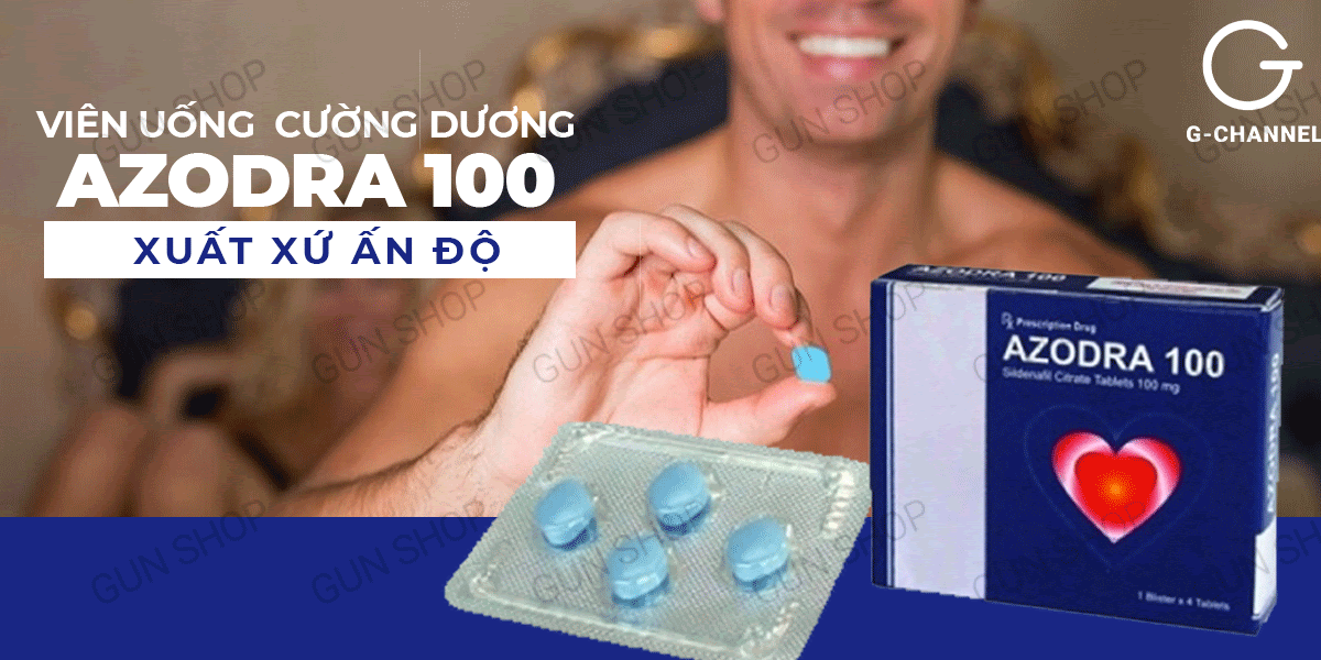 Viên uống Azodra 100mg tăng cường cương dương kéo dài