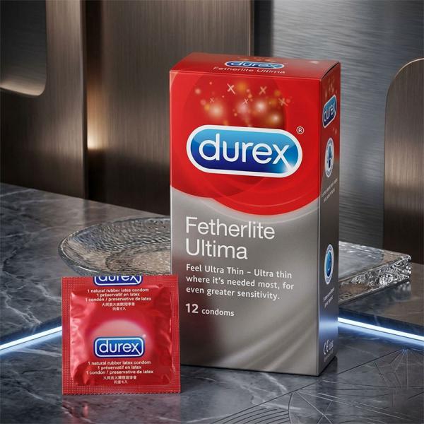 Bao cao su Durex Fetherlite ULTIMA siêu mỏng tăng cảm giác 