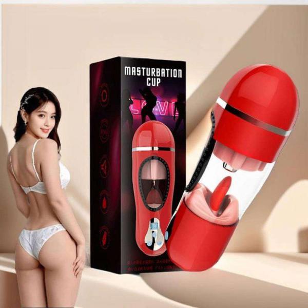 Sextoy Rung Liếm Nhiệt  Masturbation Cup – Hớp Hồn Ngay Từ Lần Đầu